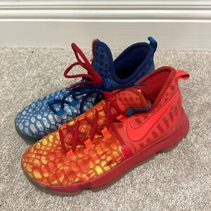 Nike KD Fire and ice basketball shoes size 6.5.